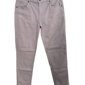 Sonoma Girlfriend Mid Rise Stretch Light Purple Ankle Jeans Size 4